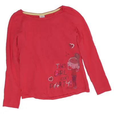 Long sleeve T-shirt (Pink) from s.Oliver Cotton
