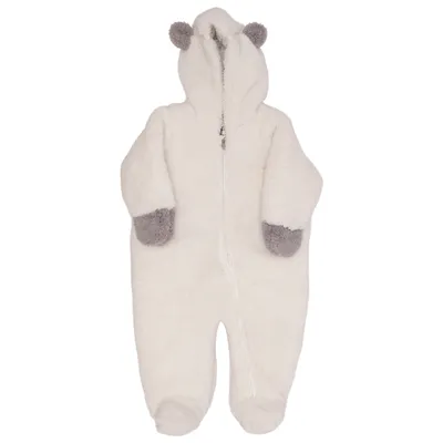 Freizeit Overall (Weiß, Grau) von Benetton Baby Baumwolle, Polyester