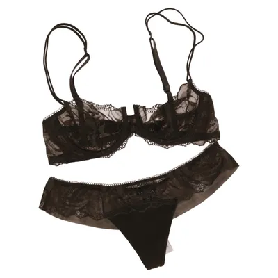 Bra (Set, String Sz 2) from La Perla Cotton, Elastane, Polyamide