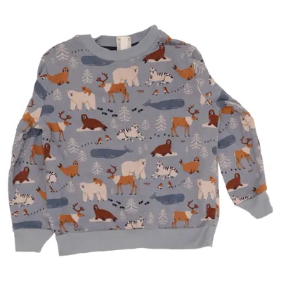 Sweatshirt (Blå, Flerfarvet) fra Alana Økologisk bomuld