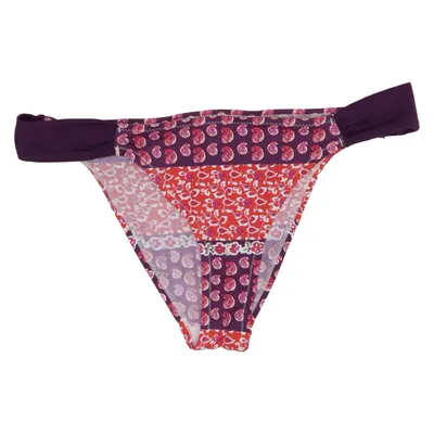 Bikini bottom (Purple, Red, Multicolored) from Mariemeili Elastane, Polyamide