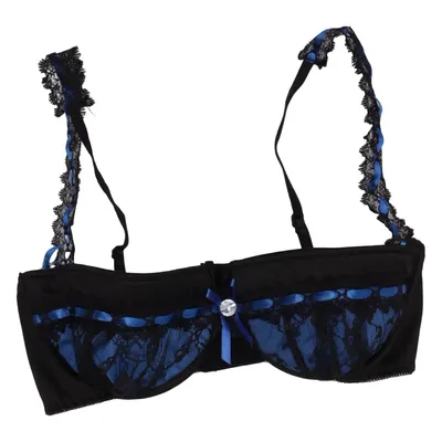 Soutien-gorge (Noir, Bleu) de Coquette
