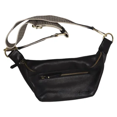 Midjeväska (Svart, Beige) från O My Bag Skinn, Ekologisk bomull