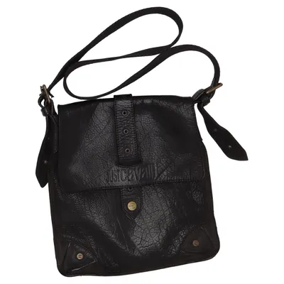 Shoulder-bag (Black) from Just Cavalli Cotton, Leather