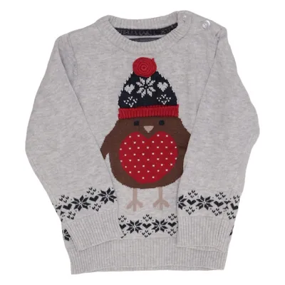 Kersttrui (Grijs, Meerkleurig) van Young Dimension