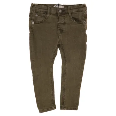 Jeans (Grön) från Zara Baby Bomull, Elastan, Polyester