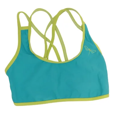 Sports bra (Blue, Green) from Dragonfly Elastane, Polyamide
