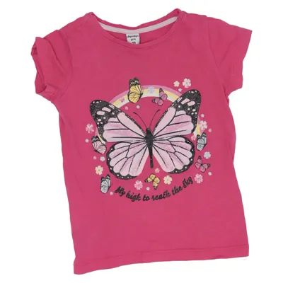 T-shirt (Rose, Multicolore) de Dopo Dopo Girls Coton