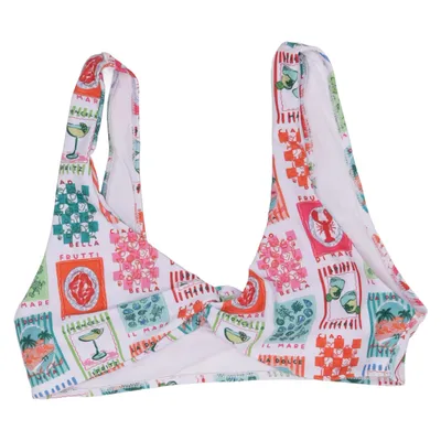 Haut de bikini (Blanc, Multicolore) de Miss Selfridge Élasthane, Polyester