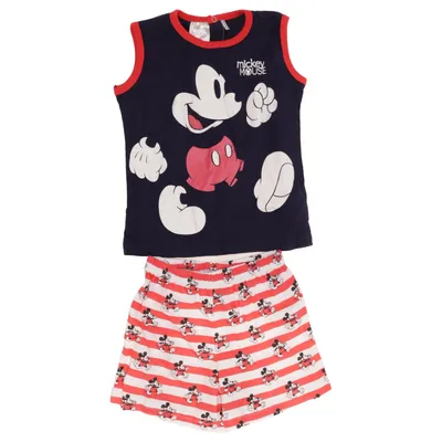 Pyjamas (Röd, Vit, Blå) från Disney Baby Bomull