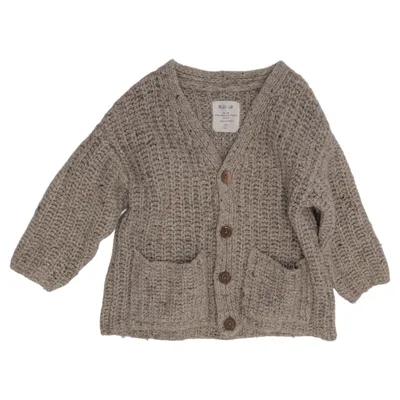 Cardigan (Gray) from Play Up Polyamide, Tencel, Wool