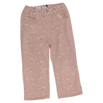 Jean (Rose) de Name It Coton, Élasthane, Polyester