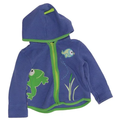 Hoodie (Blue, Green) from Hanna Andersson Cotton, Polyester