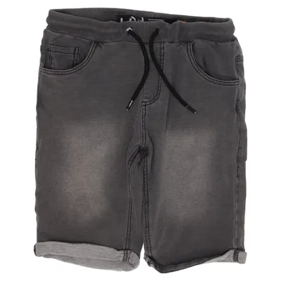 Denim shorts (Gray) from Ldn Cotton, Elastane