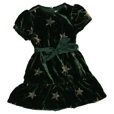 Kjole (Grøn) fra Hatley Polyamid, Polyester, Viscose