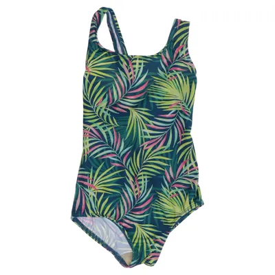 Badpak (Blauw, Geel, Roze, Groen, Meerkleurig) van Lands' End Elastaan, Polyester