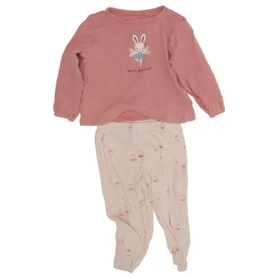 Pajamas (Pink) from Topomini Cotton