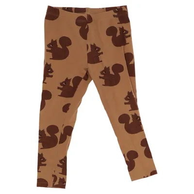 Leggings (Brun) fra Mini Rodini Bomuld, Elastan