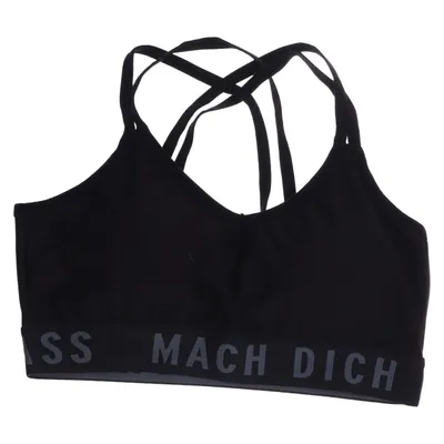 Sports bra (Black) from Mach Dich Krass Elastane, Polyester