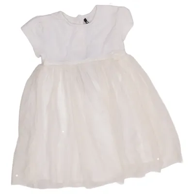 Blumenkinderkleid (Weiß) von Feetje Baumwolle, Elasthan, Polyester