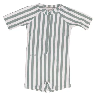 UV-tøj (Grøn, Hvid) fra Liewood Elastan, Genanvendt polyester