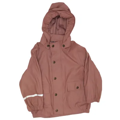 Regenjack (Roze) van Mikk-line Polyurethaan, Gerecycled polyester