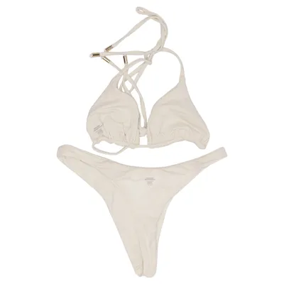Bikini (White) from Monday Swimwear Elastane, Nylon, Polyester