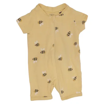 Sparkdräkt (Gul) från Lindex Baby Bomull