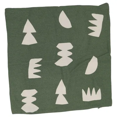 Cushion cover (Green, White) from H&M Home Cotton