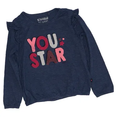 Tröja (Blå, Flerfärgad) från Staccato Bomull, Polyester