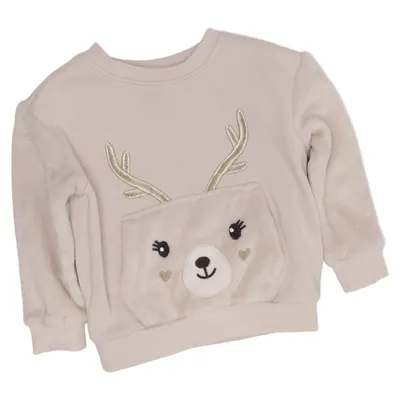 Sweatshirt (Beige) from Dopo Dopo Baby Cotton, Polyester
