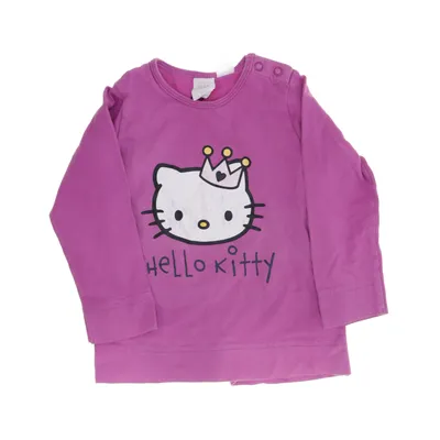 Lange mouwen shirt (Lila) van H&M x Hello Kitty Katoen, Elastaan