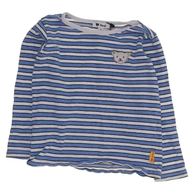 Long sleeve T-shirt (Blue, White) from Steiff Elastane