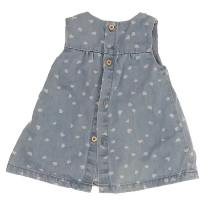 Robe en jean (Bleu, Blanc) de Zara Mini