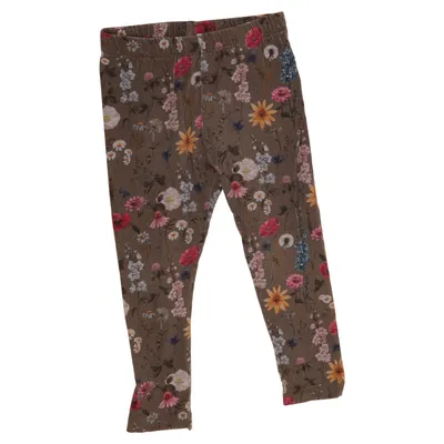 Leggings (Grön, Flerfärgad) från Name It Elastan, Ekologisk bomull