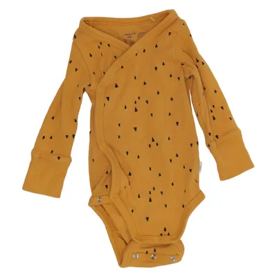 Body (Gul) från Lindex Baby Bomull, Elastan