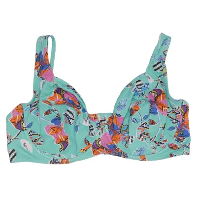 Bikini top (Turquoise, Meerkleurig) van MixKini Elastaan, Polyamide