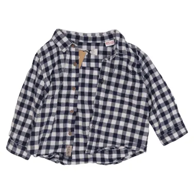 Chemise en flanelle (Bleu, Blanc) de Zara BabyBoy Coton