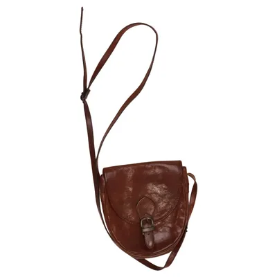 Shoulder-bag (Brown) from Burkelys Leather House