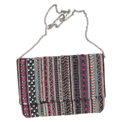Clutch (Zwart, Roze, Meerkleurig) van Franchi