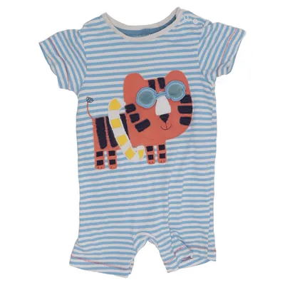Rompers (Blue, White, Multicolored) from Bluezoo Cotton, Elastane