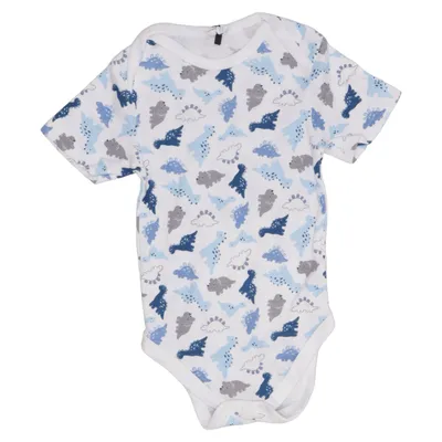 Romper (Wit, Blauw, Grijs) van Smile Katoen