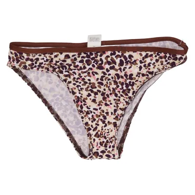 Bikini bottom (Brown, Pink, Multicolored) from Calvin Klein Swimwear Elastane, Polyamide