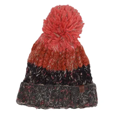 Bommelmütze (Rot, Orange, Grau) von Barts Acryl, Polyester
