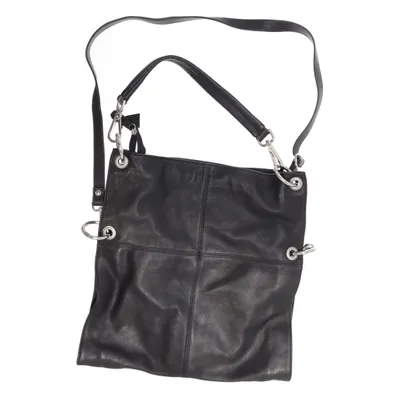 Axelremsväska (Svart) från Made in italy Skinn