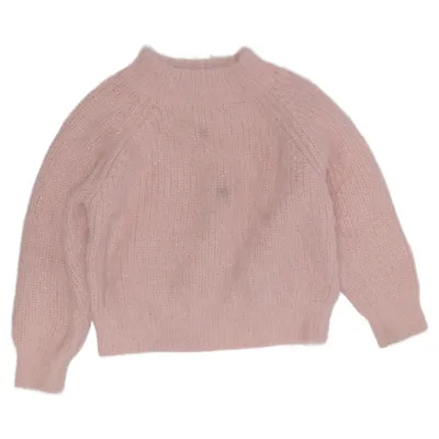 Sweater (Pink) from Creamie Acrylic, Metallic fiber, Polyamide