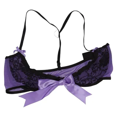 Soutien-gorge (Violet, Noir) de Coquette Élasthane, Nylon