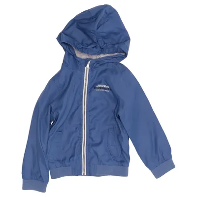 Jacket (Blue, Gray) from Impidimpi Cotton, Polyester, Viscose