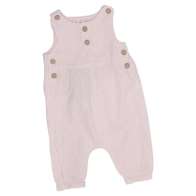 Dungarees (Pink, White) from Topomini Cotton