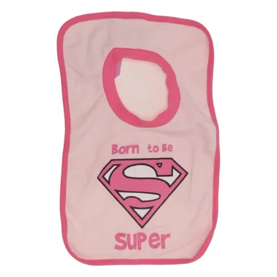 Bavoir  (Rose) de Super Girl Coton